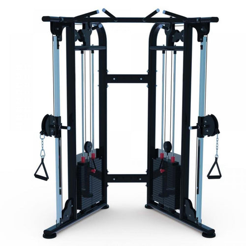 Muscle D Fitness 88" Dual Adjustable Pulley – Compact Cable Machine