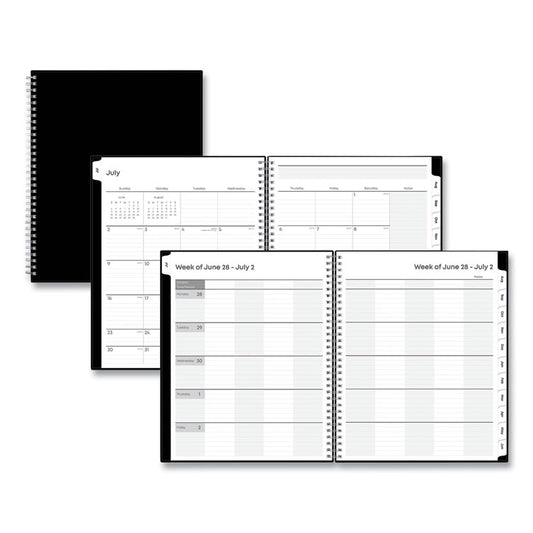 Blue Sky® Teacher's Solid Black Weekly/Monthly Lesson Planner