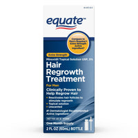 Equate Minoxidil Topical Solution USP, 5 Percent, Extra Strength 2 oz EasyOptionXY LLC