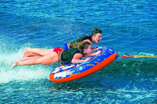 WOW Sports Nova 2 Person 2P Towable Deck Tube (22-WTO-3984) Jupiter Gear