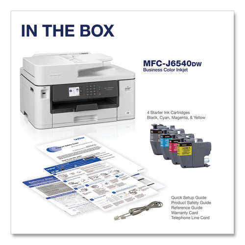 Brother MFC-J6540DW Business Color All-in-One Inkjet Printer