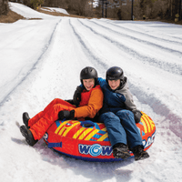 WOW Watersports Tracer Snow Tube Towable for Summer and Winter Action