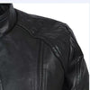 Black Leather Motorcycle Jacket | Stylish and Warm for Bikers & Nightlife
