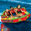 WOW Sports Bingo 1-3 Person Towable Water Tube For Pool and Lake (14-1070) Jupiter Gear