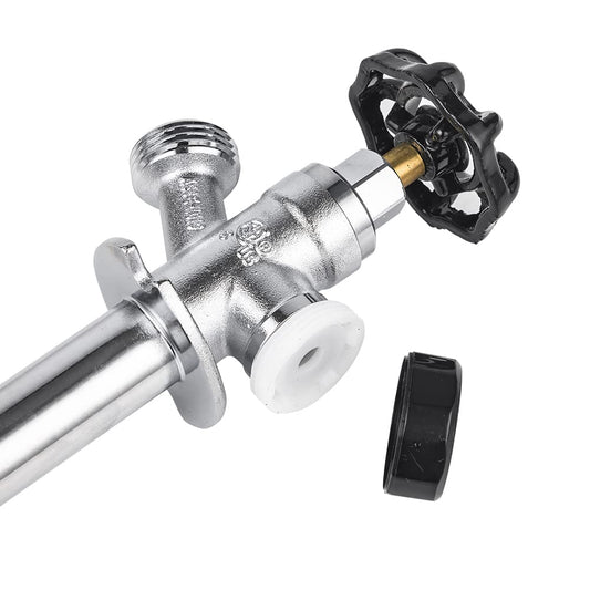 1/2" PEX Expansion x 3/4" Hose Bibb, 8" Anti Siphon Frost Free Sillcock Plumbingsell