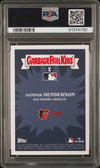 Graded 2023 Topps Garbage Pail Kids Gunnar Henderson #25B Hungry Henderson Rookie RC Baseball Card PSA 10 Gem Mint