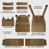 Votagoo 1000D Nylon Military Vest Quick Release Y014 Tactical Vest