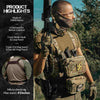 Votagoo Tactical Chest Rig，Molle Modular Micro Fight Chest Rigs Adjustable&Detachable with 5.56/7.62 Magazine Pouch