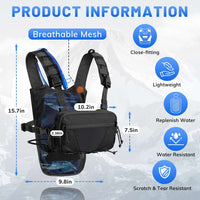 Votagoo Tactical Lightweight Running Hydration Vest with 2L Water Bladder Bag
