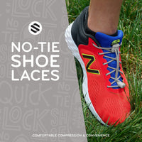 Grey Quick Lock No Tie Elastic Shoelaces The Original Stretchlace