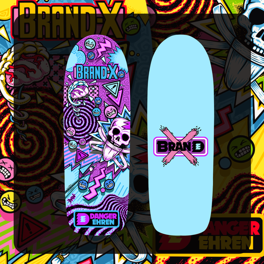 "DANGER WEIRDO" Ehren McGhehey Limited Edition HAND-PAINTED Deck (PRE-ORDER, MAY 2027)