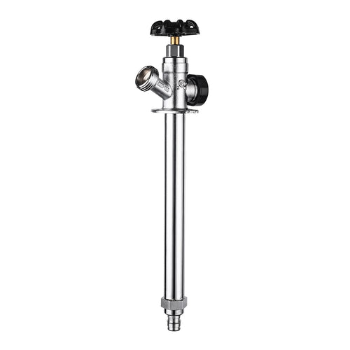 1/2" PEX Crimp x 3/4" Hose Bibb, 8" Anti Siphon Frost Free Sillcock