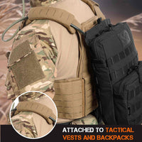 Tactical Molle Hydration Pack 3L Hydration Carrier Pack Water Reservoir Bag