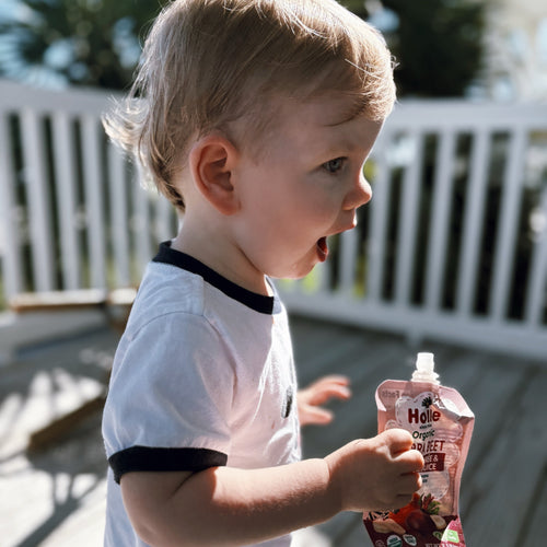 Organic Zebra Beet Fruit & Veggie Purée