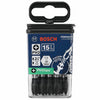 BOSCH ITDPH2215 15 pc. Driven 2 In. Impact Phillips® #2 Power Bits