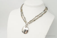 Designer RLM Studios Robert Lee Morris Labradorite Sterling Silver Necklace
