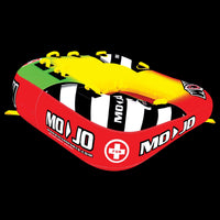 WOW Sports Mojo 1- 3 Person Towable Water Tube For Pool and Lake (16-1070)