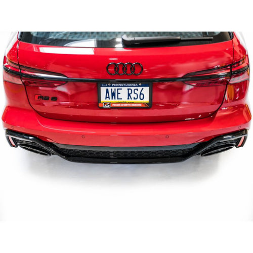 AWE Tuning 2021-2025 Audi C8 RS6/RS7 SwitchPath Cat-back Exhaust - Diamond Black Tips