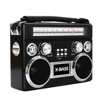 Portable 3 Band Radio with Bluetooth and Flashlight (SC-1097BT) Jupiter Gear
