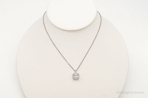 Designer Ryze Cubic Zirconia Sterling Silver Necklace