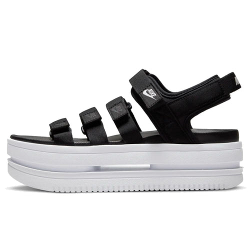 Nike Icon Classic Womens Sandals (DH0224-001BLACK/WHITE-WHITE) Size 12