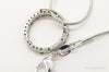 Designer JWBR White & Champagne Diamond Sterling Silver Necklace