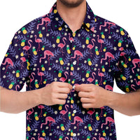 Flamingo Pineapple Hawaiian Shirt