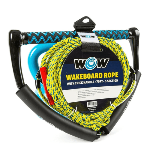 WOW Watersports 70ft Wakeboard Rope with Trick Handle Jupiter Gear