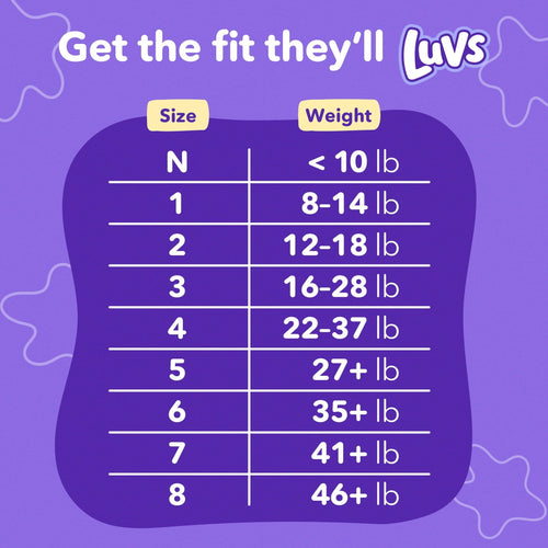 Luvs Platinum Protection Baby Diapers Size 4, 28 Count