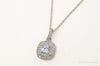 Designer Ryze Cubic Zirconia Sterling Silver Necklace