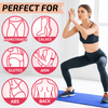 XGear Fitness Thick Travel Yoga Mat with Carrying Strap