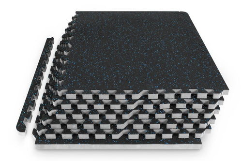 Rubber Top Exercise Puzzle Mat 0.75in 24sqft