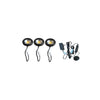 9" 12V Puck LED Light Set with 3000K Warm White, Touch Dimmer, and 150W Plug-In Driver