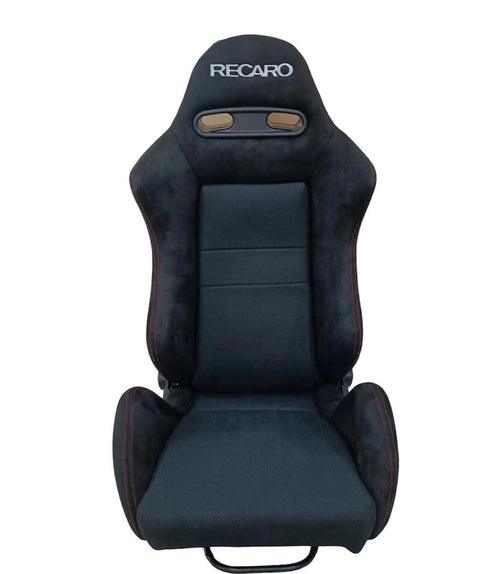 2nd Option Racing 9002 Reclinable Racing Seats – Black Suede/Cloth
