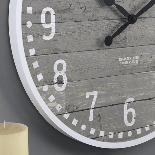 FirsTime & Co. Gray Arlo Wall Clock, Farmhouse, Analog, 20 x 2 x 20 in EasyOptionXY LLC