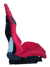 2nd Option Racing 9003B Reclinable Racing Seats – Red/Black
