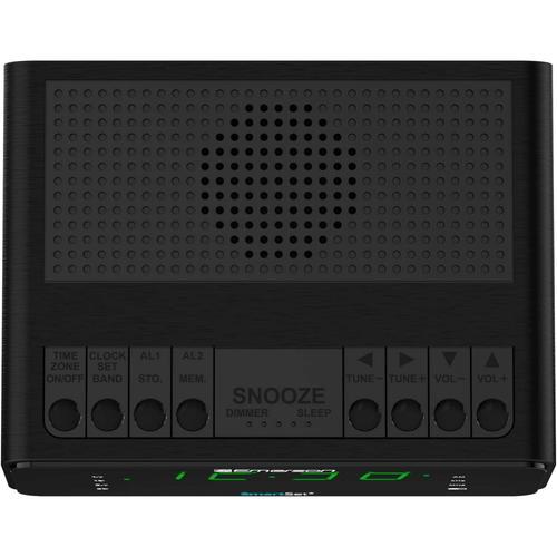 Emerson Radio Corp. Smart Set Alarm Clock with AM/FM Radio, Dimmer, Sleep Timer and 0.9" LED Display, CKS1900 EasyOptionXY LLC