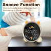 Hansang Alarm Clock for Kids, Ok to Wake Clock, Sleep Training Cat Digital Alarm Clock with 5 Night Light EasyOptionXY LLC