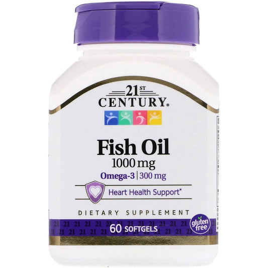 21st Century Fish Oil 1000 Mg  Softgels 60Ct