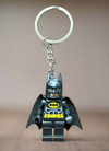 Batman Minifigure Custom Keychain - Brick-Compatible – New