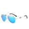 Silver frame blue