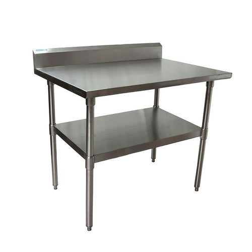 BK Resources Stainless Steel 5" Riser Top Tables