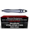 Exterior Door Handle Black/Chrome Replacement for Kia Optima (2011), Optima Hybrid (2011-2015) OE Part # 82651-2T020 | Front Left Driver Side