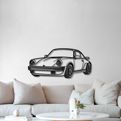 911 930 Perspective Metal Car Wall Art - MT0459