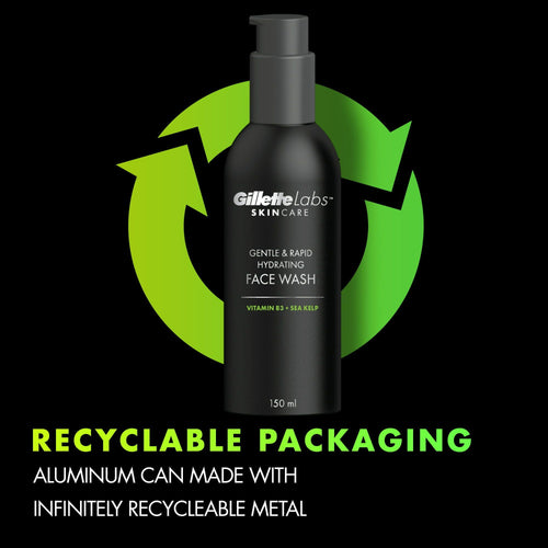 Gillette Labs Gentle and Rapid Hydrating Face Wash for Men, 5 fl oz EasyOptionXY LLC