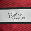 Framed Autographed/Signed Patrick Peterson 35x39 Arizona Red Football Jersey JSA COA