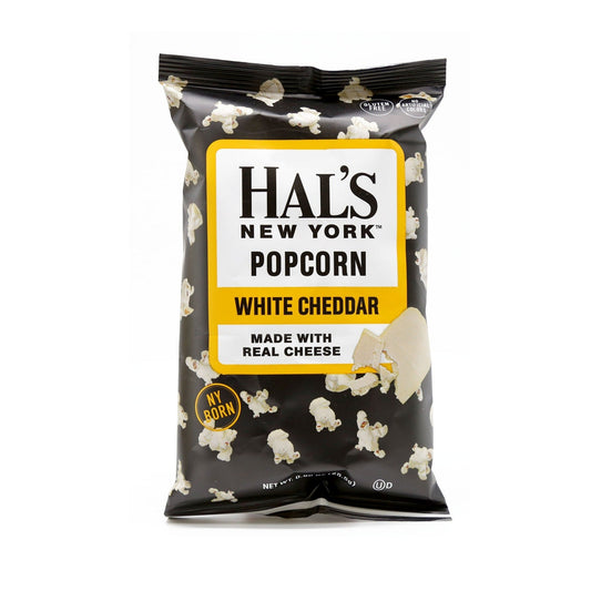 Hal's White Cheddar Popcorn 2oz Bag