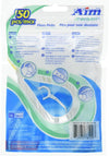 Aim Precision Floss Picks with Fluoridex Thread 50 ct (Pack of 6)