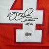 Framed Autographed/Signed Mike Alstott 35x39 Tampa Bay Orange Creamsicle Football Jersey Beckett BAS COA