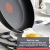 T-fal C4610263 Titanium Advanced Nonstick Thermo-Spot Heat Indicator Dishwasher Safe Cookware Fry Pan, 8-Inch, Black -